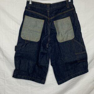 Men's Denim Blue Jean Carpenter Shorts - 32/15